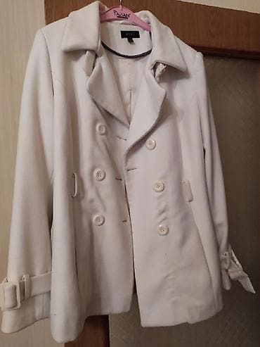 ağ palto: Ağ polupalto 40razmer.Turkiyeden alinib — 2