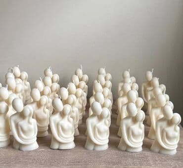 maqnit: Fiqur, Gips, rəng - Ağ — 6