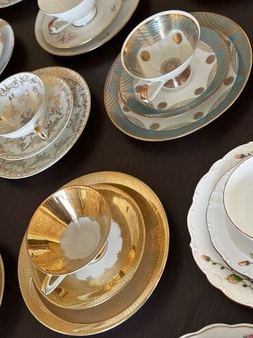 qab qawiq: Çay dəsti, Farfor, 1 nəfərlik — 3