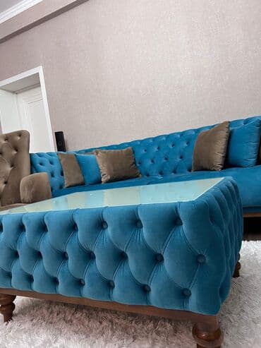 диван и 2 кресла: Новый, Диван, 2 кресла, Без подьемного механизма, Нераскладной — 7