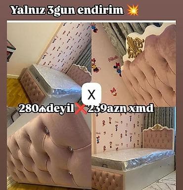 usag maneji: - Məhsul: Yumşaq başlıqlı tək nəfərlik çarpayı - Material və dizayn — 1