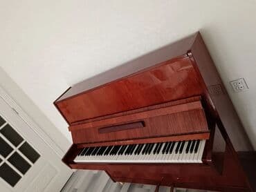 Lüğətlər: Akkustik piano – şaquli model (upright). Gövdə parlaq cilalı tünd — 6