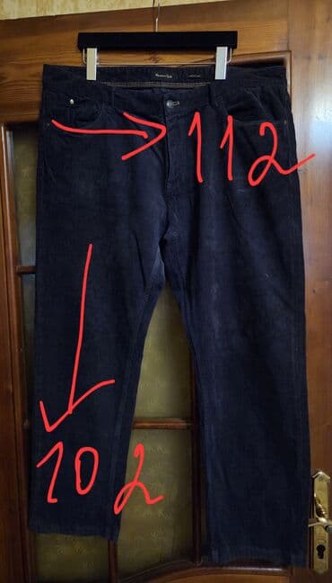 şalvar kişi: Klassik Şalvar, Massimo Dutti, rəng - Qara — 6