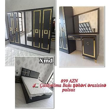 qar qizi: Mebel dəsti – yataq otağı üçün Komplektin tərkibi: - 4 qapılı paltar — 1