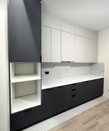 Sifarişlə mətbəx dəsti, Özü çəkən petlələr, Teksturalı laminat, Kredit yoxdur, Pulsuz çatdırılma