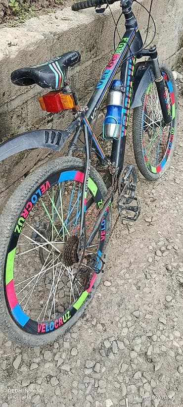 islenmis velosiped: Velocruz dağ velosipedi - Çərçivə: polad/alüminium tipli, qara — 4