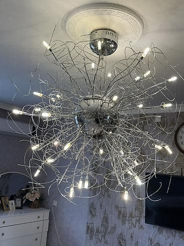 bogema alıram: Led Çılçıraq, 4 və daha çox lampa, Metal — 4