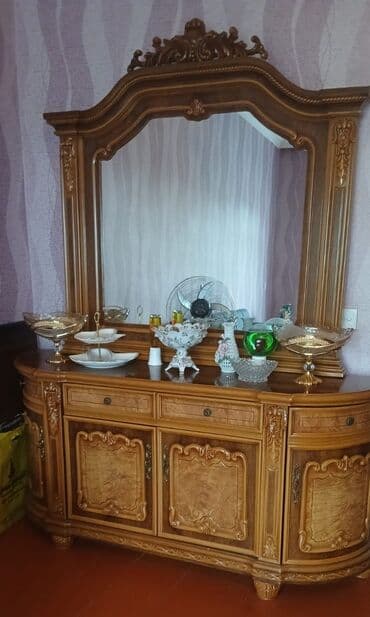 спальный шкаф купе: Açılan, 4 qapılı Düz dolab, Servant — 1