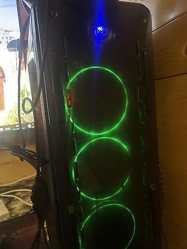 Gaming stolüstü kompüter seti Tərkib: - RGB işıqlanmaya malik qabaq