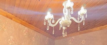 Освещение: Люстра, 4 лампы, Хрусталь — 2