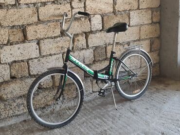 qız velosiped: İşlənmiş Şəhər velosipedi Stels, 24", sürətlərin sayı: 1, Pulsuz çatdırılma — 2
