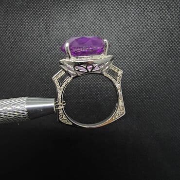 yaqut qaşlı üzük: Üzük, Gümüş, Aleksandrit — 2