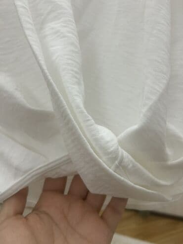 uzun paltarlar: Brend: Status by C. Tenaud Model: Ağ qadın bluzası - Rəng: Saf ağ — 3