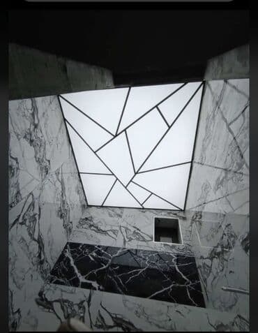 подвесной потолок в ванной: Asma tavan, Şüşə, Suyadavamlı, Pulsuz çatdırılma, Pulsuz quraşdırma, Zəmanətli — 2