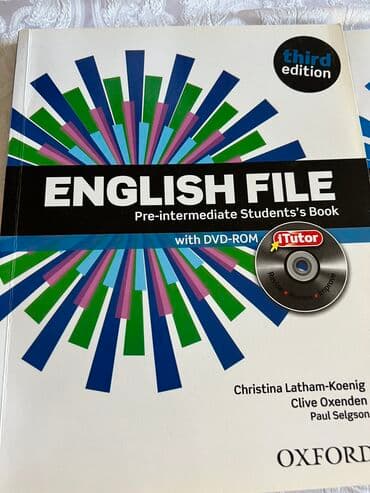 English file pre intermediate third edition yenidir heç işlənməyib lalafo.az -da English file pre intermediate third edition yenidir heç işlənməyib
