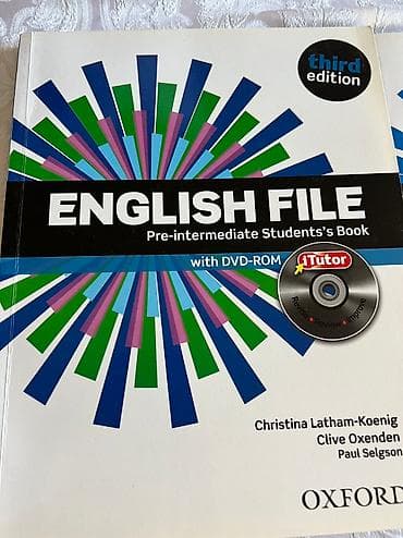 Kitablar və jurnallar: English file pre intermediate third edition yenidir heç işlənməyib — 1