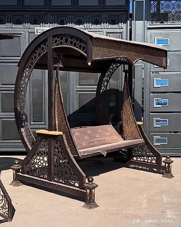 qamak yellencek: Divan-yelləncək, Zontikli, Metal — 3