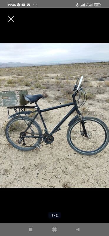 24 dyumlu velosiped: İşlənmiş Şəhər velosipedi 26", sürətlərin sayı: 7, Ünvandan götürmə, Ödənişli çatdırılma — 2
