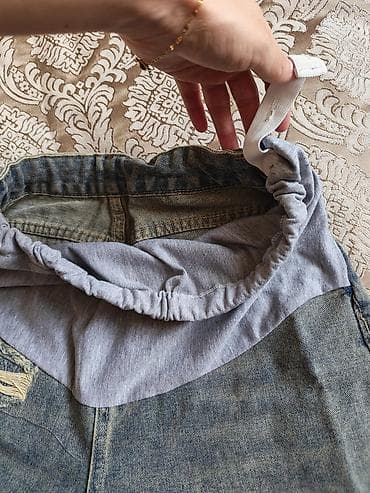 bordo şalvar: Hamile salvari s. m geyinenler ucun. beli yigilir qiymet sondur 40 azn — 4