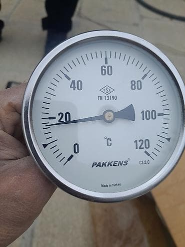 hava sensoru: Sənaye temperatur ölçən cihaz və əlavə hissələr 1) Pakkens bimetal — 1
