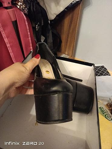 Tuflilər: Tuflilər, Ölçü: 37, rəng - Qara, İşlənmiş — 2