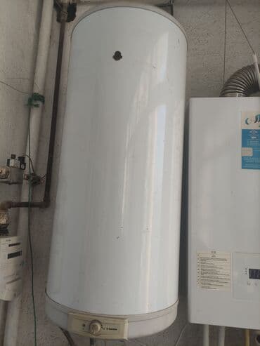 Zərərvericilərə qarşı mübarizə aparatları: Elektrik su qızdırıcısı (boiler) - Şaquli silindrik model, divara — 1