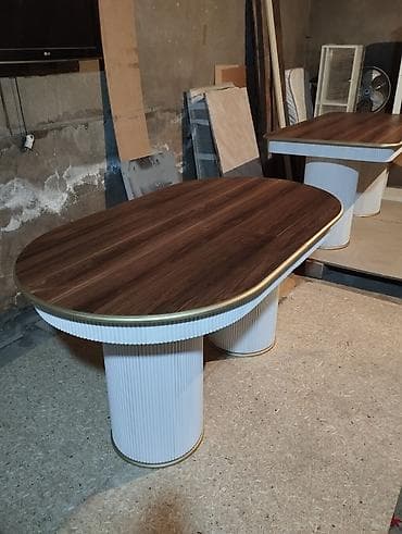 qızılı tortlar: Qonaq masası, Açılan, MDF, Dördbucaq masa — 4