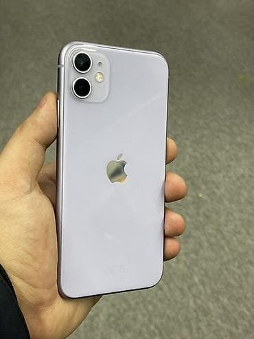 6 ayfon: IPhone 11, 64 GB, Deep Purple, Zəmanət, Sənədlərlə — 2