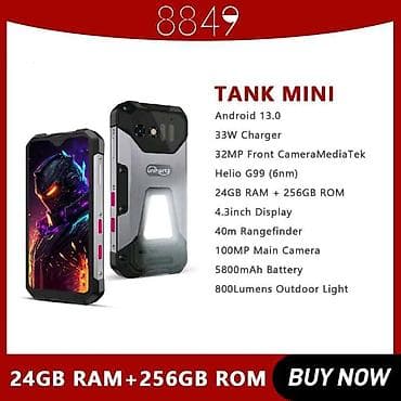 bişirmə paneli: Unihertz Tank Mini 1 – kompakt, möhkəm smartfon - Platforma: Android — 2