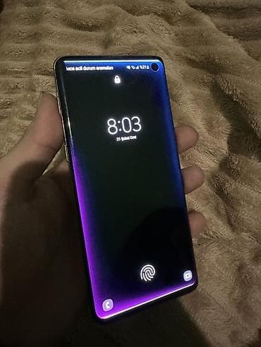 samsung usb: Samsung Galaxy S10, 128 GB, Barmaq izi — 4