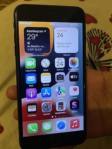apple simli qulaqlıq: IPhone 7 Plus, 64 GB, Qara, Barmaq izi — 1