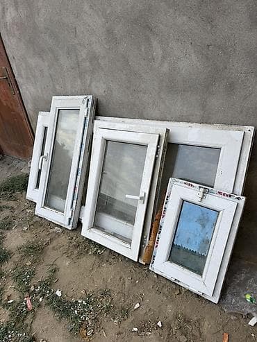 kilimlər: PVC plastik pəncərə çərçivələri (paket) - Material: ağ rəngli PVC — 2