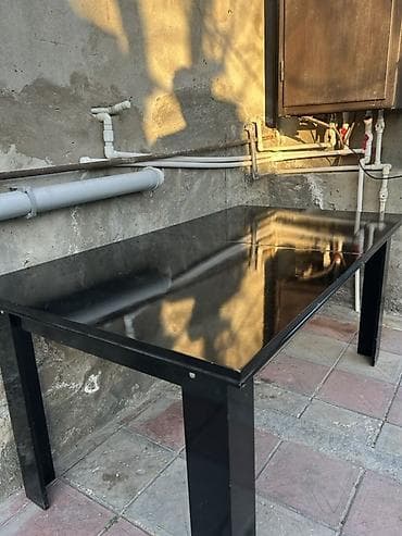 Masalar: Qonaq masası, İşlənmiş, Açılan, MDF, Dördbucaq masa — 5