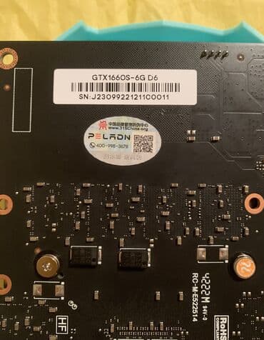 Masaüstü kompüterlər və iş stansiyaları: Videokart GeForce GTX 1660 Super, 6 GB, İşlənmiş — 4