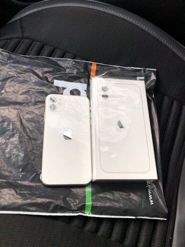 IPhone 11, 64 GB, Ağ, Face ID