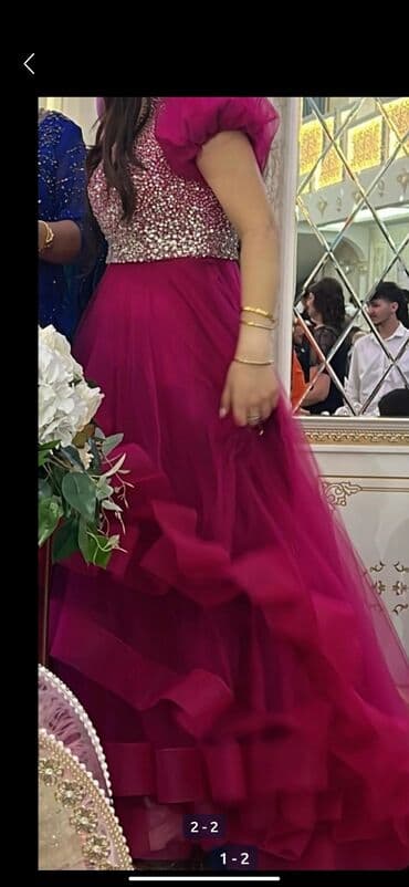 şifon fasonlar instagram: Ziyafət donu, Maksi, S — 2