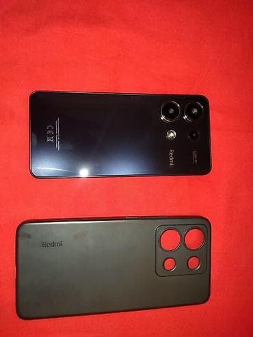 adapterlər: Redmi 256 GB, rəng - Qara, Sensor, İki sim kartlı, Face ID — 2