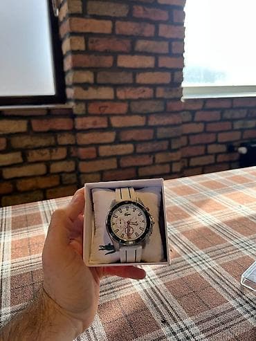 saat sensor: İşlənmiş, Qol saatı, Lacoste, rəng - Ağ — 2