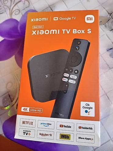 mi box s: Yeni Smart TV boks Xiaomi 8 GB / 32 GB, Google TV, Pulsuz çatdırılma — 1