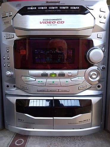 Микрофоны: Panasonic SA-AK38 Panasonic SA-AK38 Винтажный Музыкальный центр в — 2