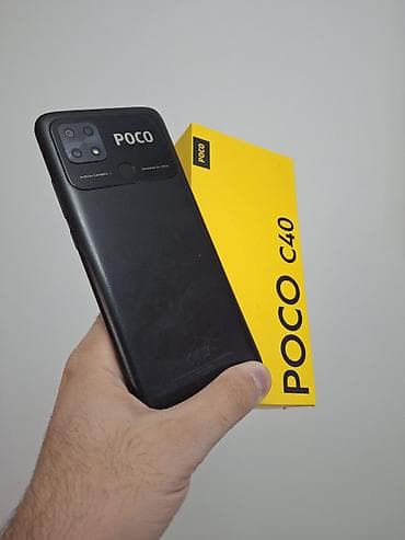 iphone 7 irsad electronics: Poco C40, 64 GB, rəng - Qara, Sensor — 6