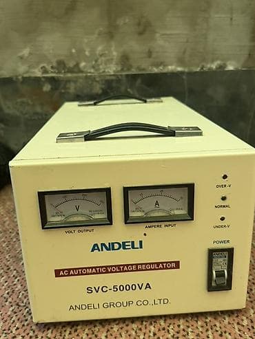 İŞLƏK VƏZİYYƏTDƏDİR ANDELI SVC-5000VA – Avtomatik Gərginlik