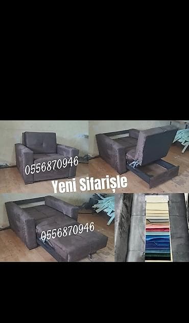 Sifarişlə ofis mebeli: Kreslo-kravat, Bazalı, Təkərsiz, Taxta, Türkiyə, Zəmanətli — 6