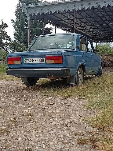man sat: VAZ 2107 sedan - Kuzov: 4 qapılı, klassik kvadrat dizayn, mavi rəng - — 3
