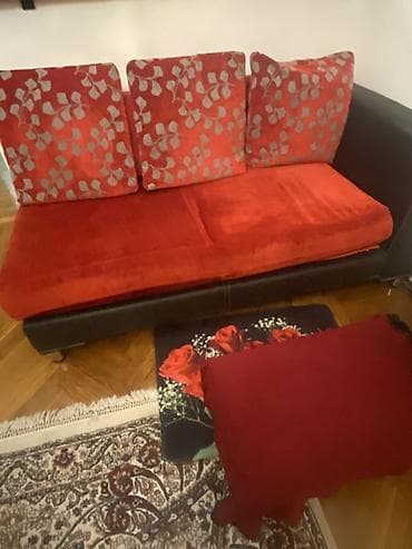 puf vazol: Divan, Açılmayan, Bazasız, Parça, Çatdırılma yoxdur — 2