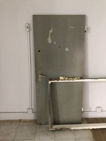 Furnitura və aksessuarlar: Daxili qapı və qutu (çərçivə) dəsti - Material: dəmir - Rəng: boz — 1