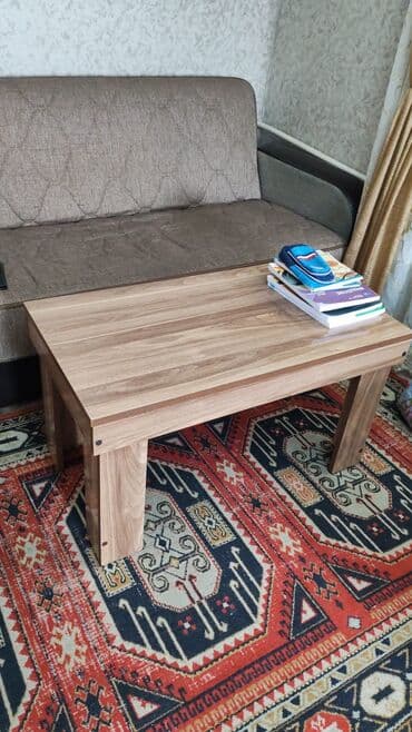 divan qabağı stol: Jurnal masası, Açılmayan, Laminat, Dördbucaq masa — 1