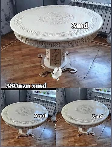 su baçoku: Qonaq masası, Yeni, Açılmayan, Taxta, Yumru masa — 1