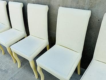 Ev və bağ: Qonaq otağı üçün, İşlənmiş, Qatlanmayan, rəng - Ağ Stul — 7