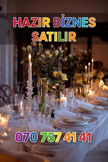 masa kafe: 1)Hazir Biznes Dekor Şirkəti Satilir. 2)Alan Şəxsə Bütün — 1